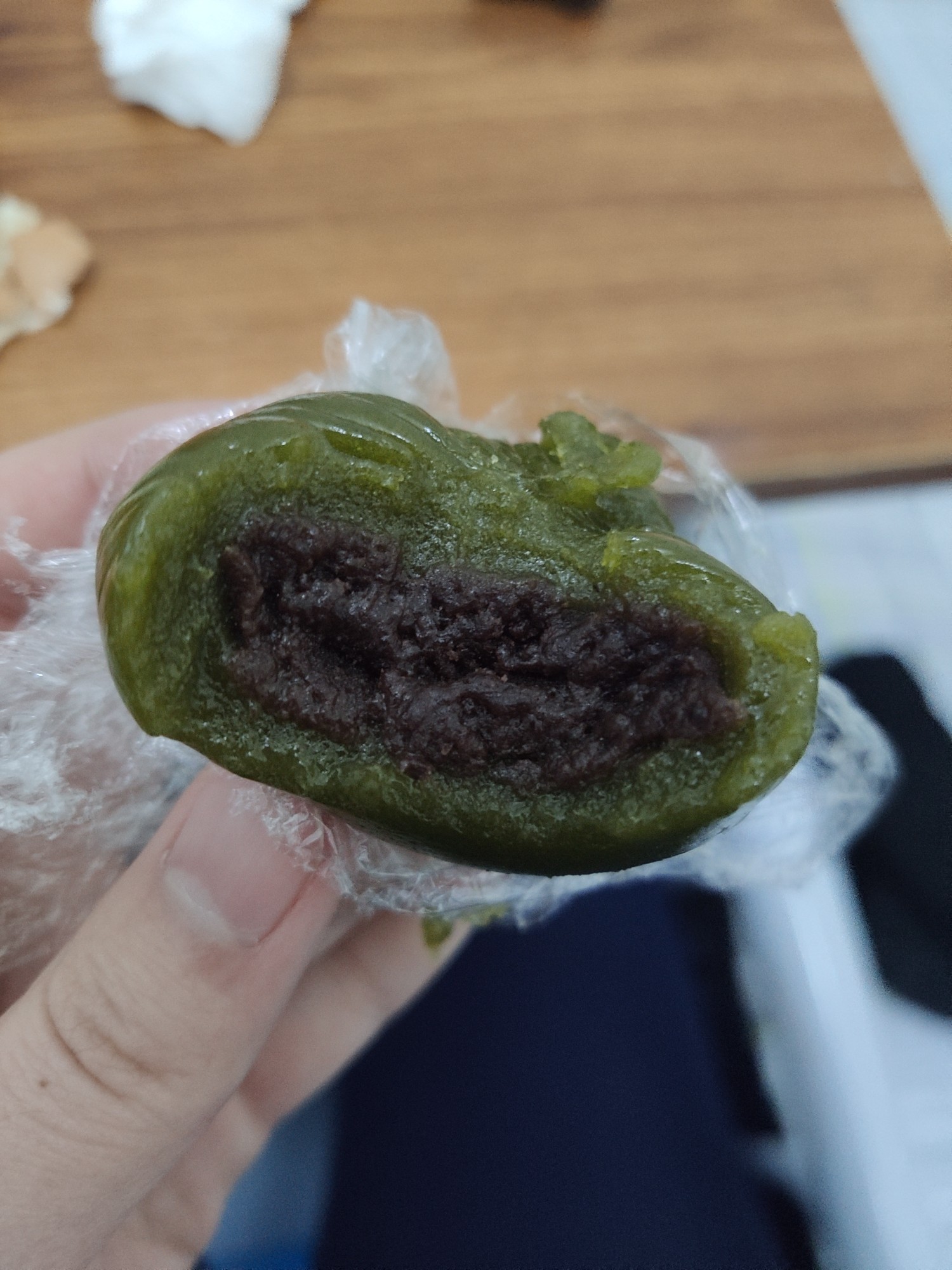 豆沙青团