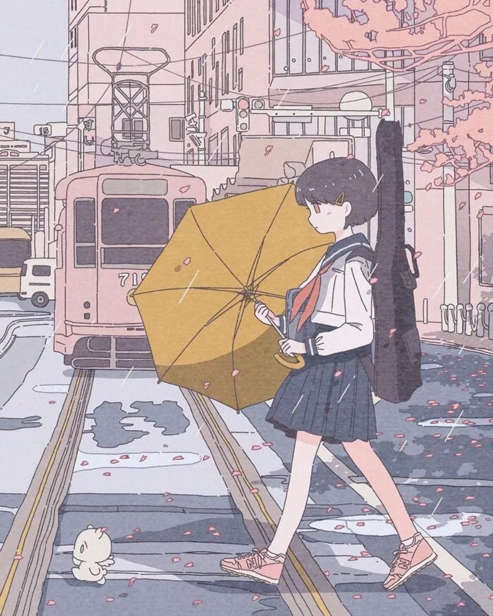 女孩的孤单生活#壁纸