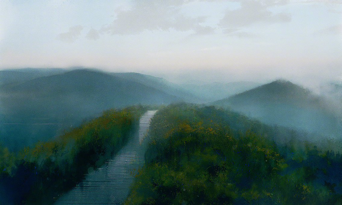 插画师 伊吹五月(@伊吹鸡腿子)的作品(古风风景)