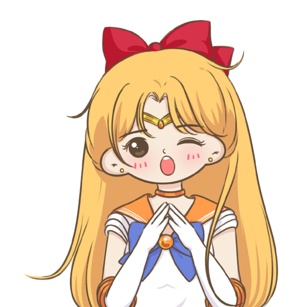 手绘头像/动漫头像/可爱头像美少女战士 cr:@小希与阿树