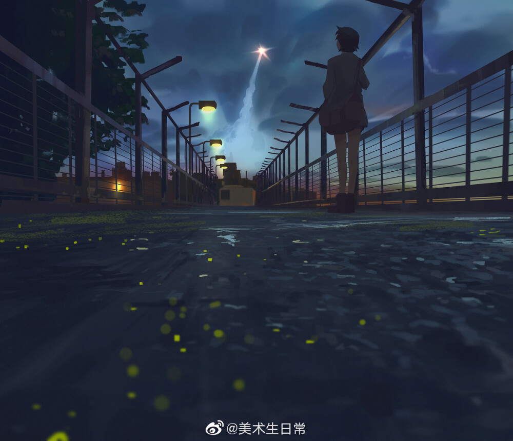 经常更新☆眼里有星星☆治愈☆意会☆治愈☆压抑☆动漫☆插画_孤独