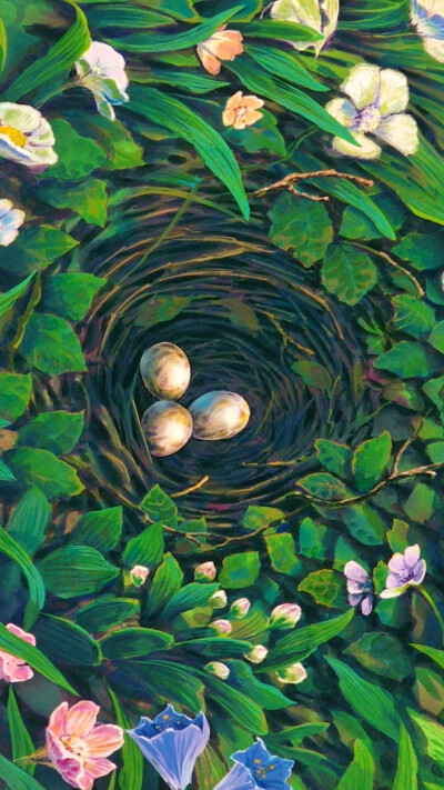 宫崎骏壁纸二次元场景插画