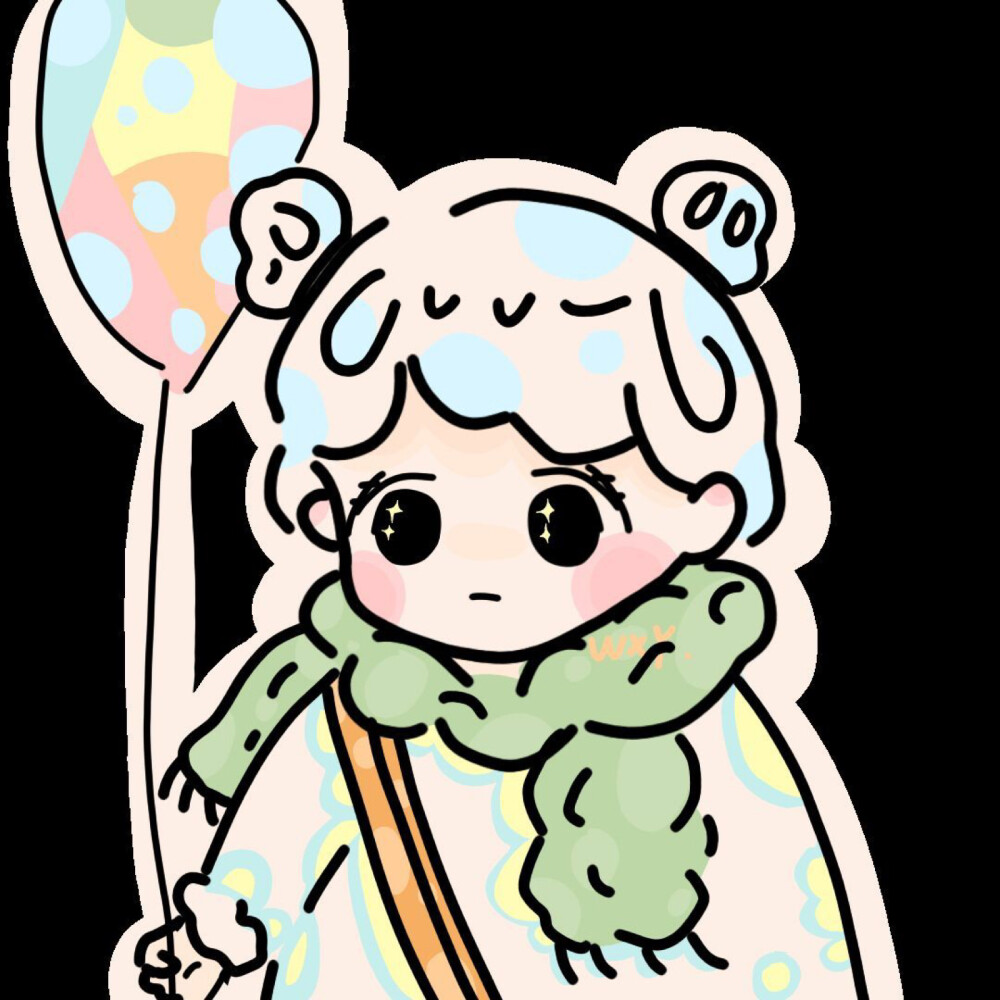 可爱头像/卡通头像/手绘ins cr:@见水印