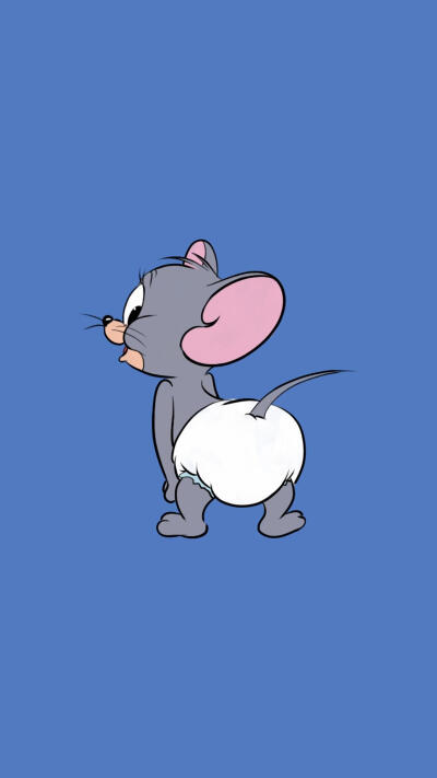 猫和老鼠系列壁纸 tom and jerry #卡通壁纸#高清#动漫#蓝色系