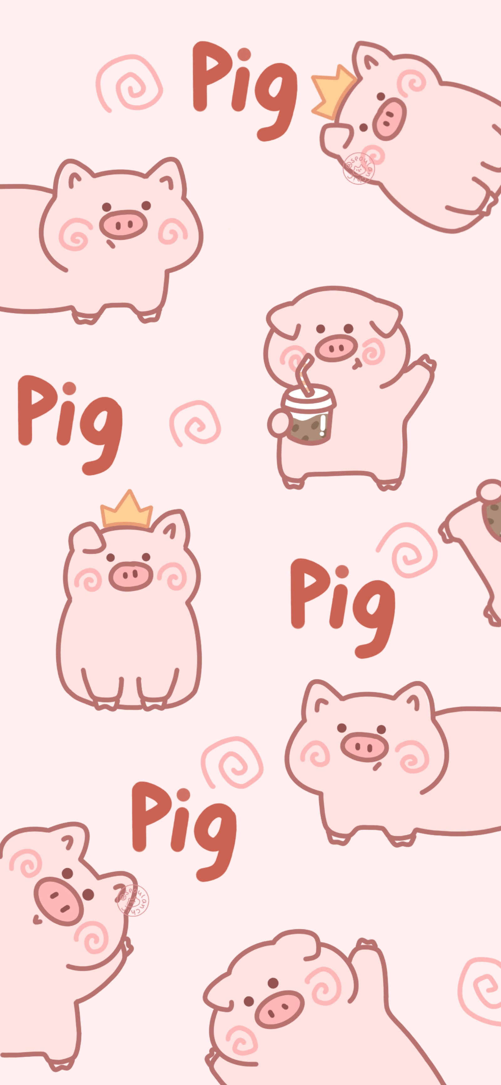 猪圈里讨食吃的小猪45806_动物合集_动物类_图库壁纸_68Design
