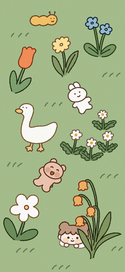 可爱插画壁纸