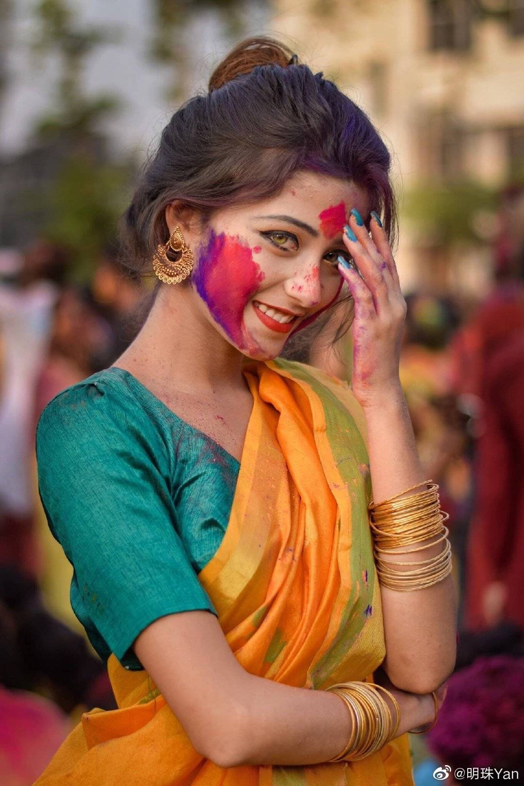 India-印度风情人像-欧莱凯设计网