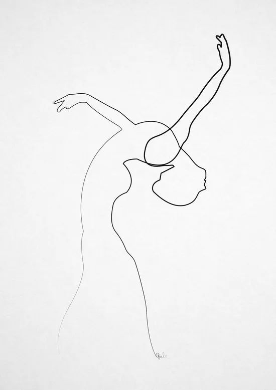 法国艺术家christophe louis擅长用连续不间断的一笔作画,连贯的线条