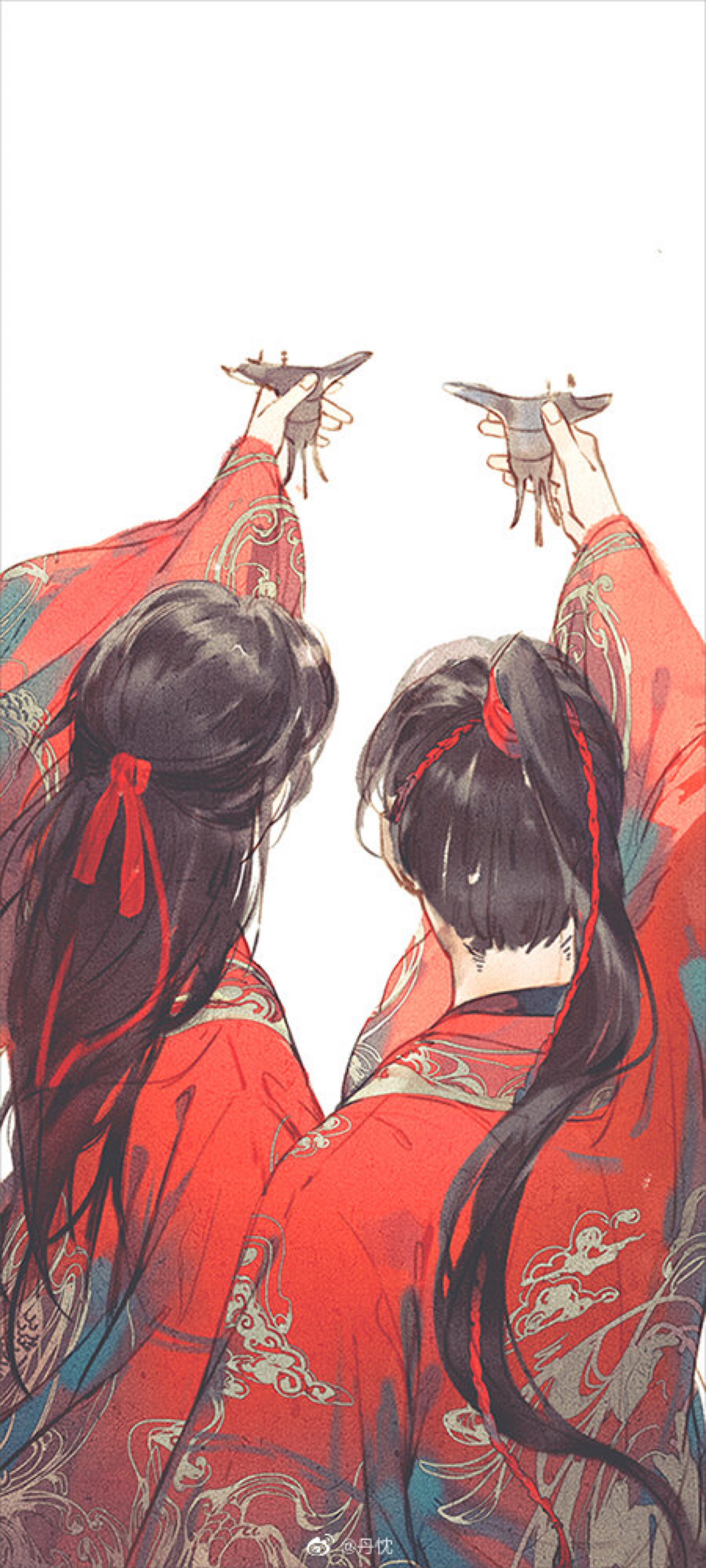 将進酒　大婚　大屏風　色紙 Spring and Autumn / Sakai Hoitsu