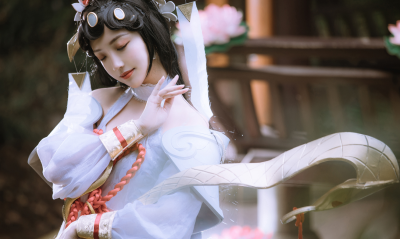 绝美大乔小乔cos 王者荣耀cosplay 小乔coser:小陆离大乔coser:临界十