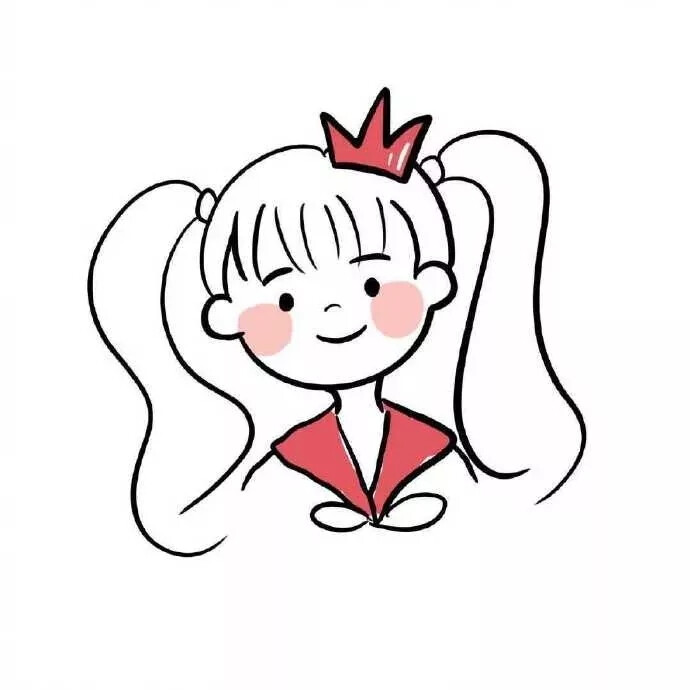 线条简约头像