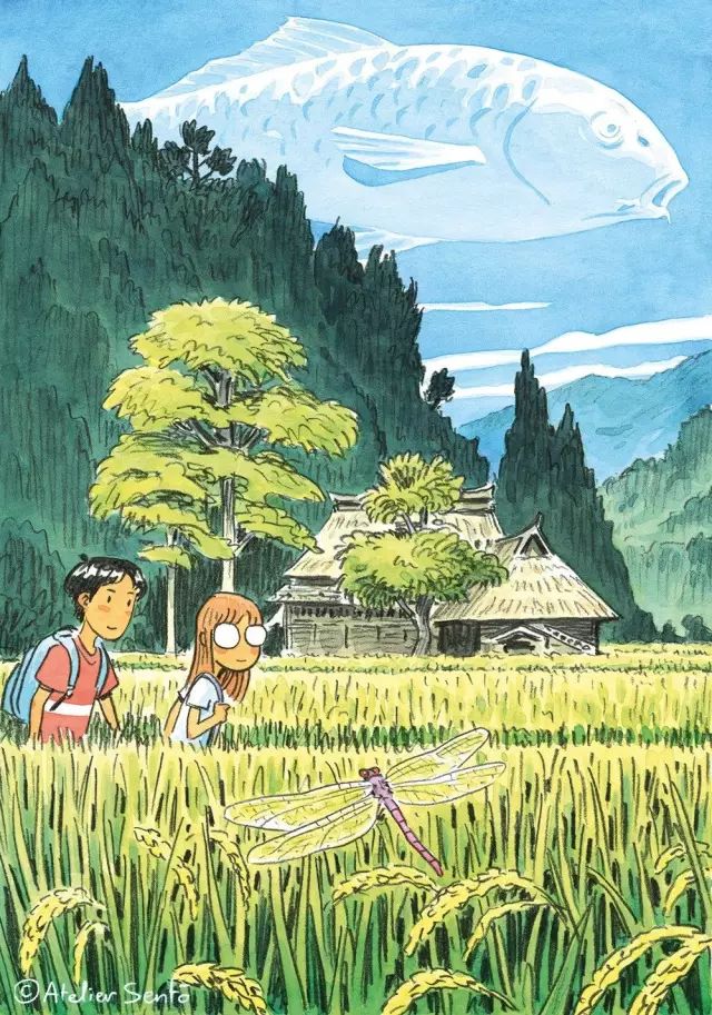 宫崎骏风格插画插画师 i heikala,atelier.