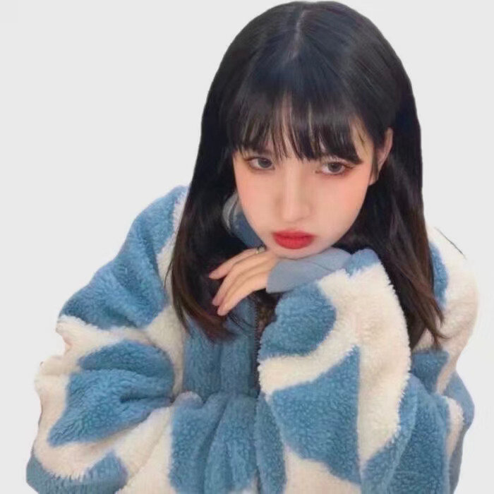 白底女头