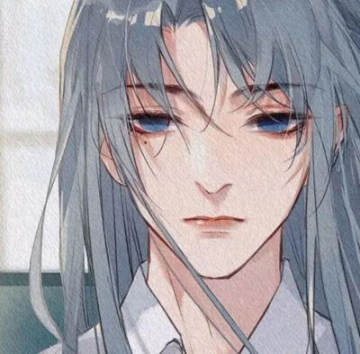 男生动漫头像//丧系日系酷男头