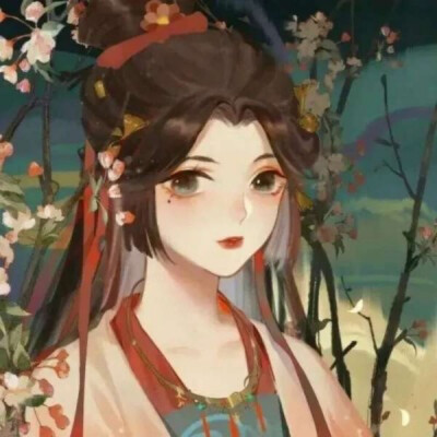 古风动漫女生头像/知世故而不世故,处江湖而远江湖.