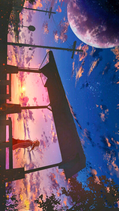 动漫/风景天空/星空/夏日黄昏 /风花雪月