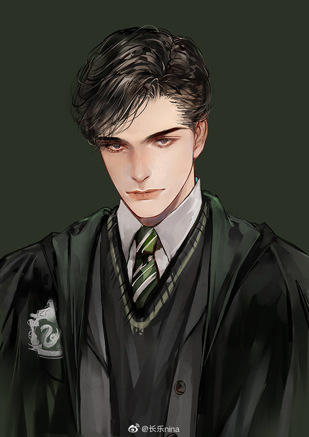 斯莱特林 slytherin 绘师:长安nina