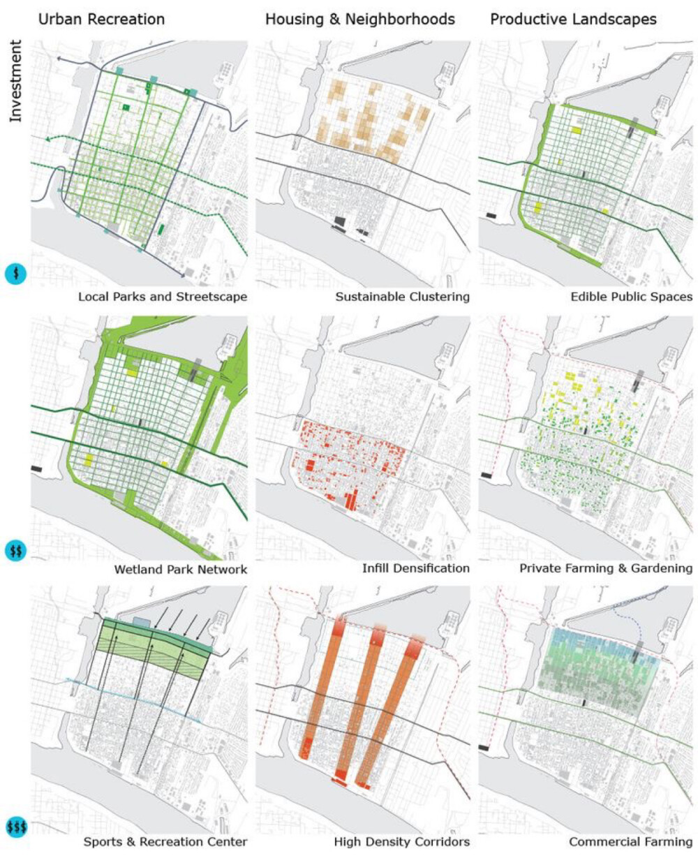 从p站找来的城市设计图纸 单纯分享 侵删 分析图分享