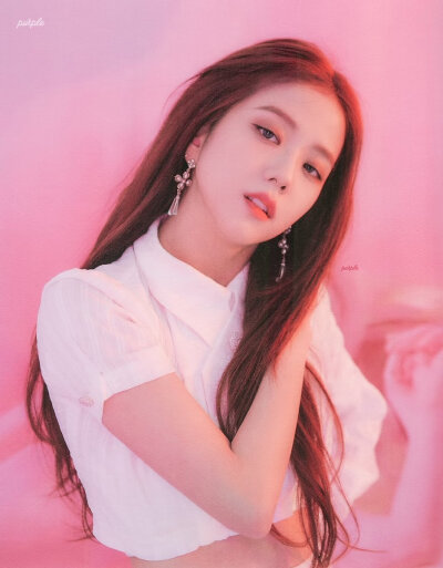 blackpink 金智秀jisoo 头像 壁纸背景图 cr:logo