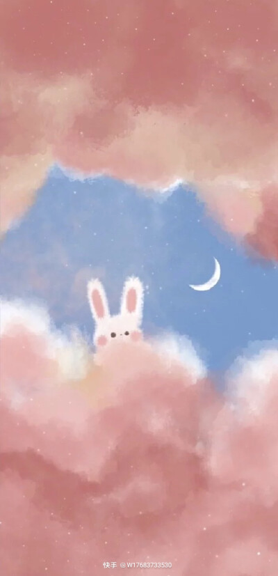 蓝色星空壁纸