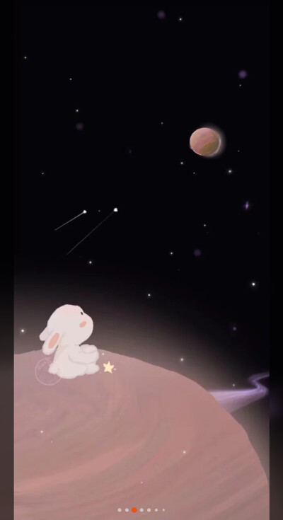 蓝色星空壁纸
