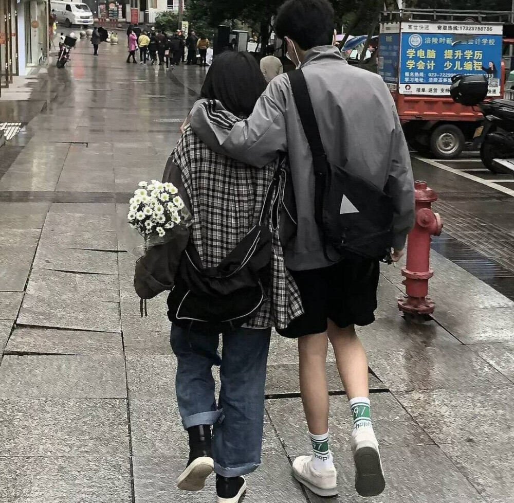 情侣头像/男生头像/女生头像/文艺/捧花/真人/ 和你相许一生,是我素色