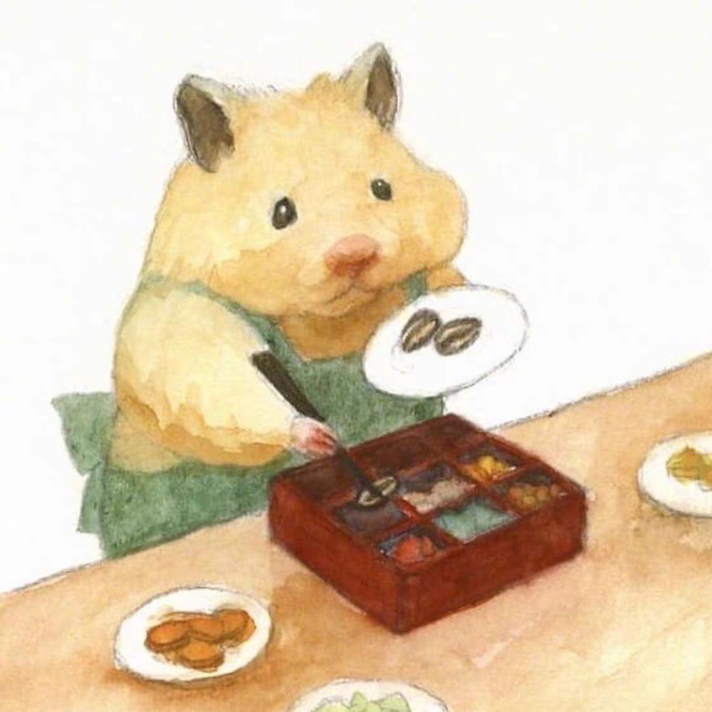 仓鼠 生肖 头像 可爱 祝福 老鼠 鼠年 拟人画 庚子年 手绘 动漫 卡通