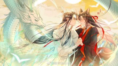 魔道祖师魏无羡蓝忘机忘羡q版