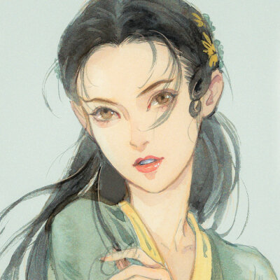 古风插画水彩美人 ,黛玉,宝钗,凤姐,小青,小白,太平公主,小龙女,作者