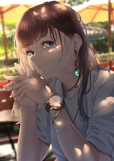 少女绘图# 女孩子 光影爱了~画师:サイトー@fanbox开设!