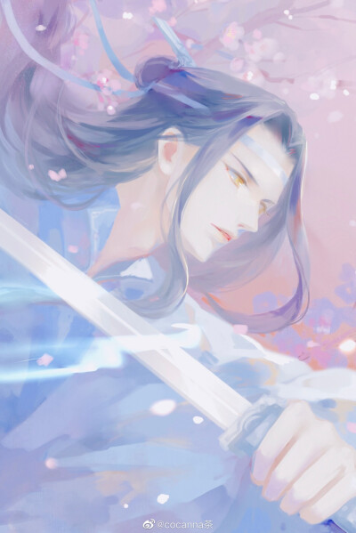 《魔道祖师》魏无羡蓝忘机,忘羡.画师微博id【cocanna茶】