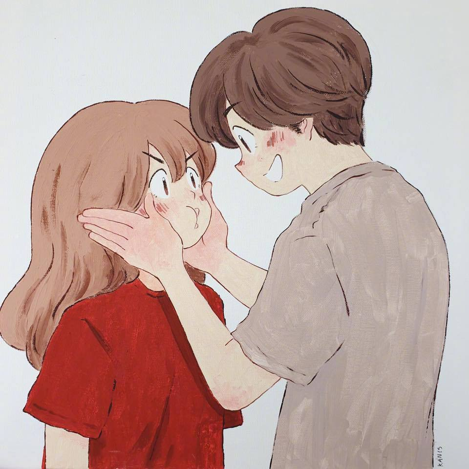 插画‖甜蜜恋爱的日常