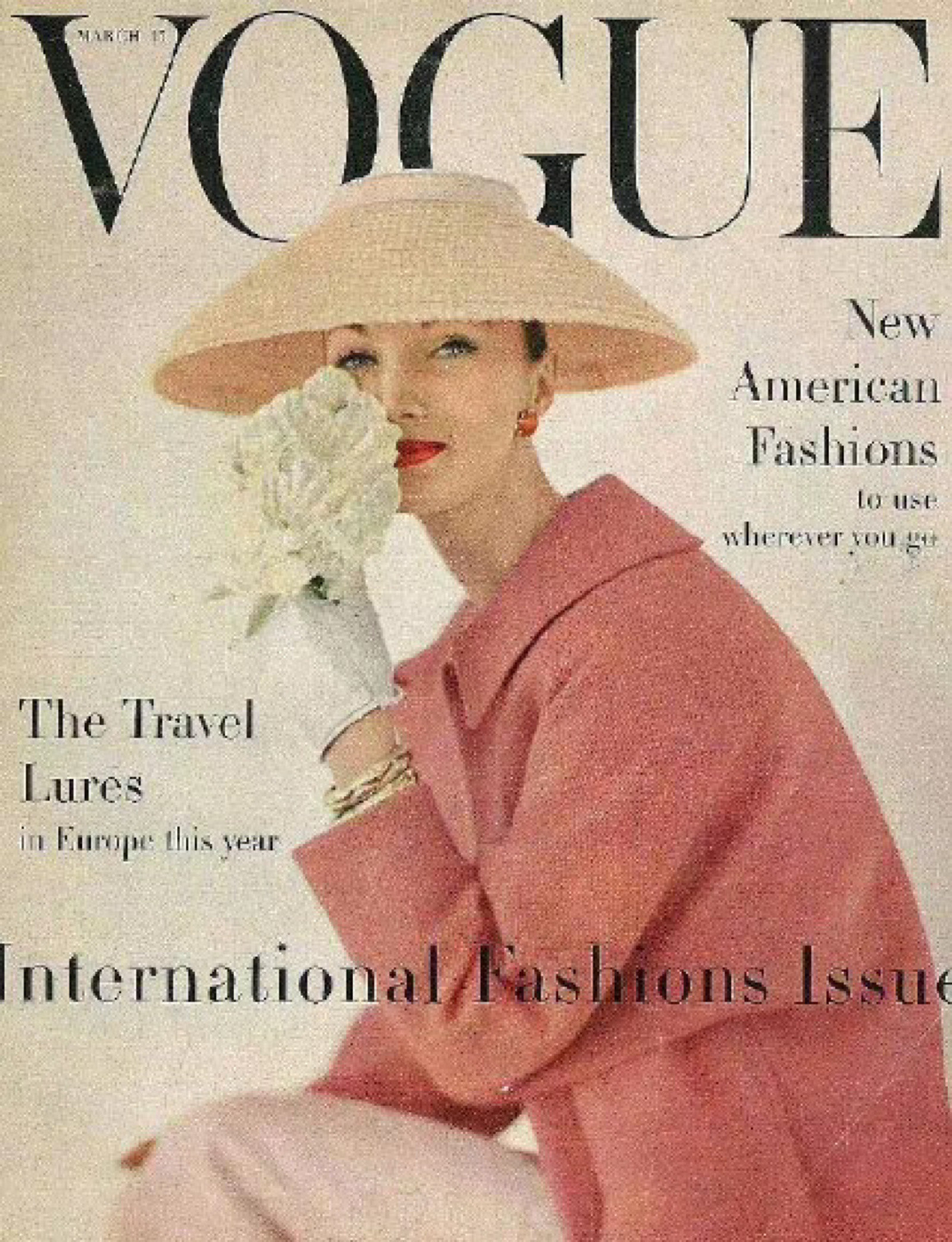 50年代《vogue》杂志封面