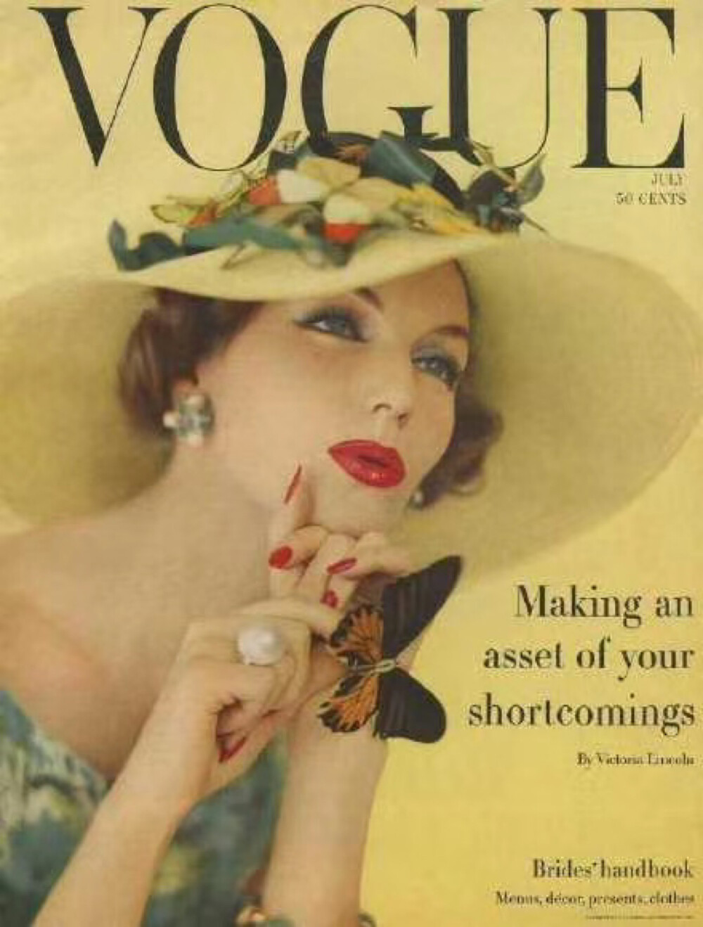 50年代《vogue》杂志封面