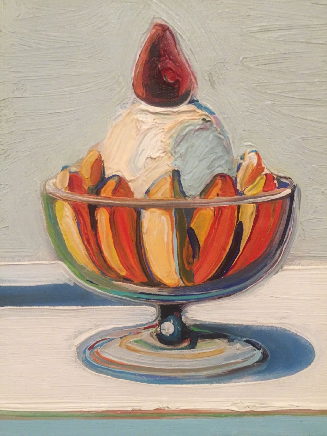 美国画家 wayne thiebaud 绘画作品