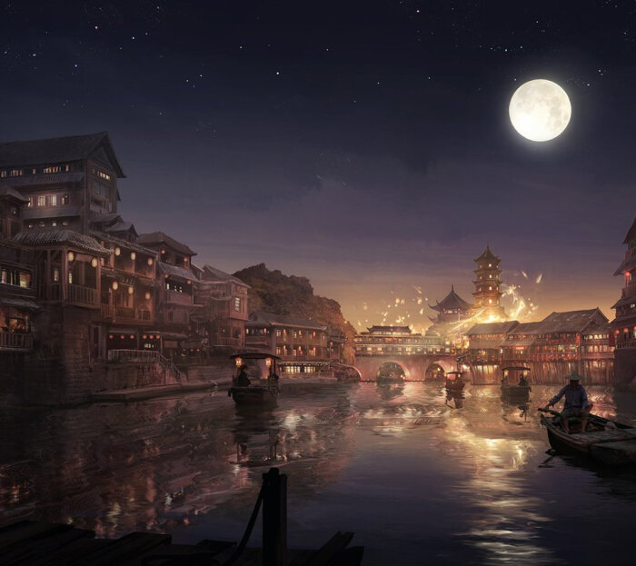 古风聊天背景图