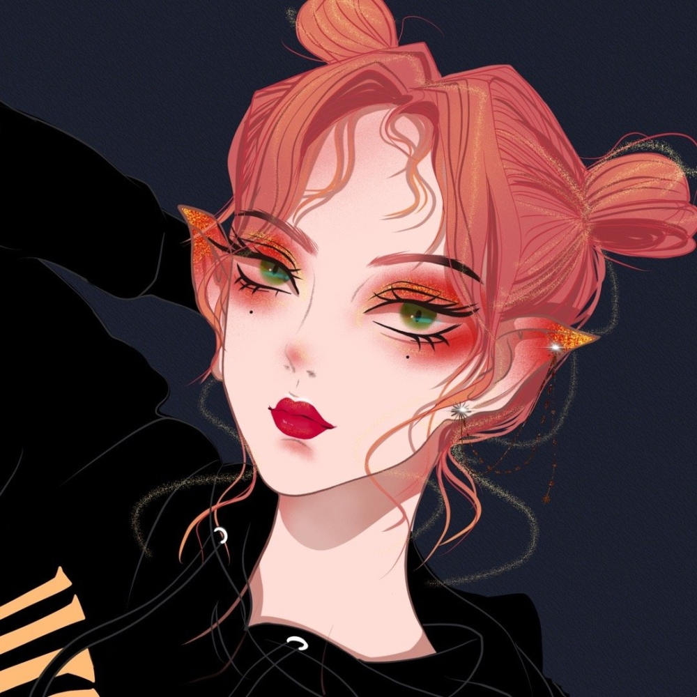 暗黑系手绘女头[系列一]