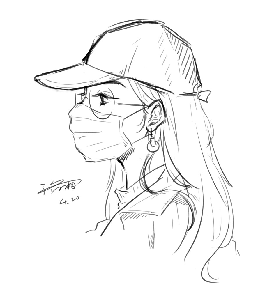 自己的画