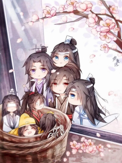 魔道祖师叔父q版 堆糖,美图壁纸兴趣社区