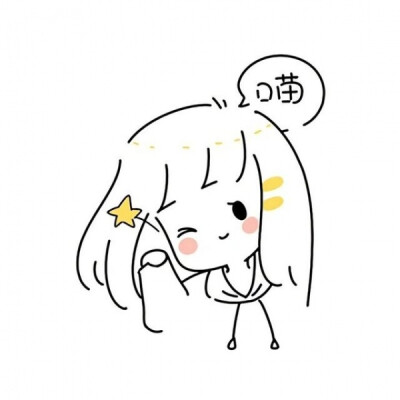简笔画/情侣头像/可爱