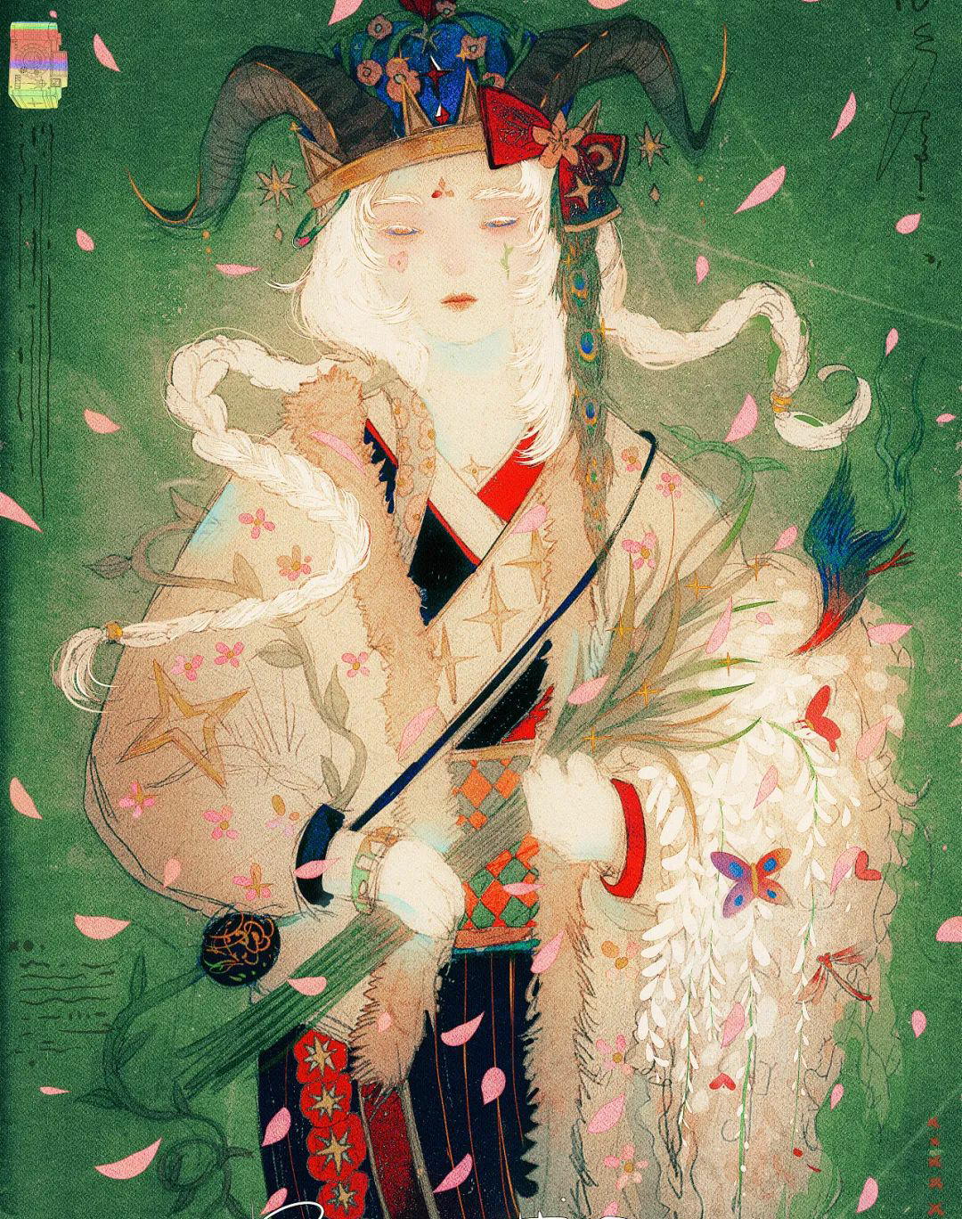 插画师:芜意.神仙插画.