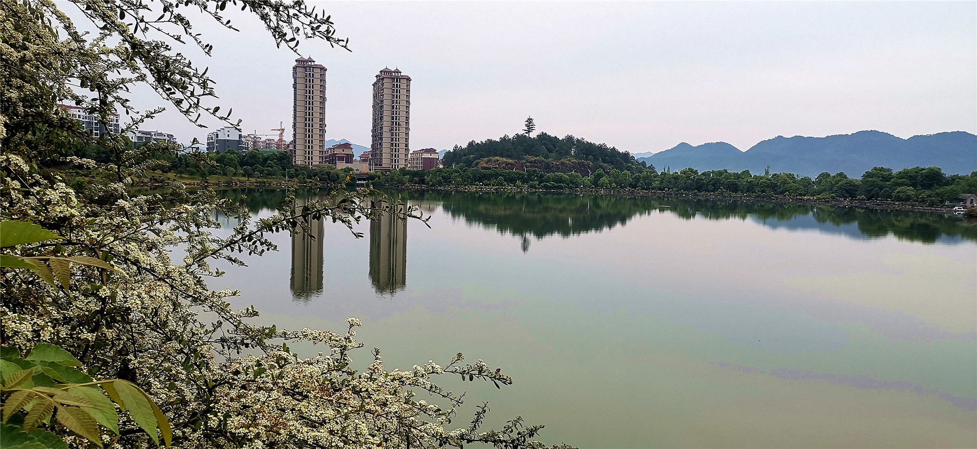 吉安视觉:井冈山市新城区中心公园美景如画 处处是景