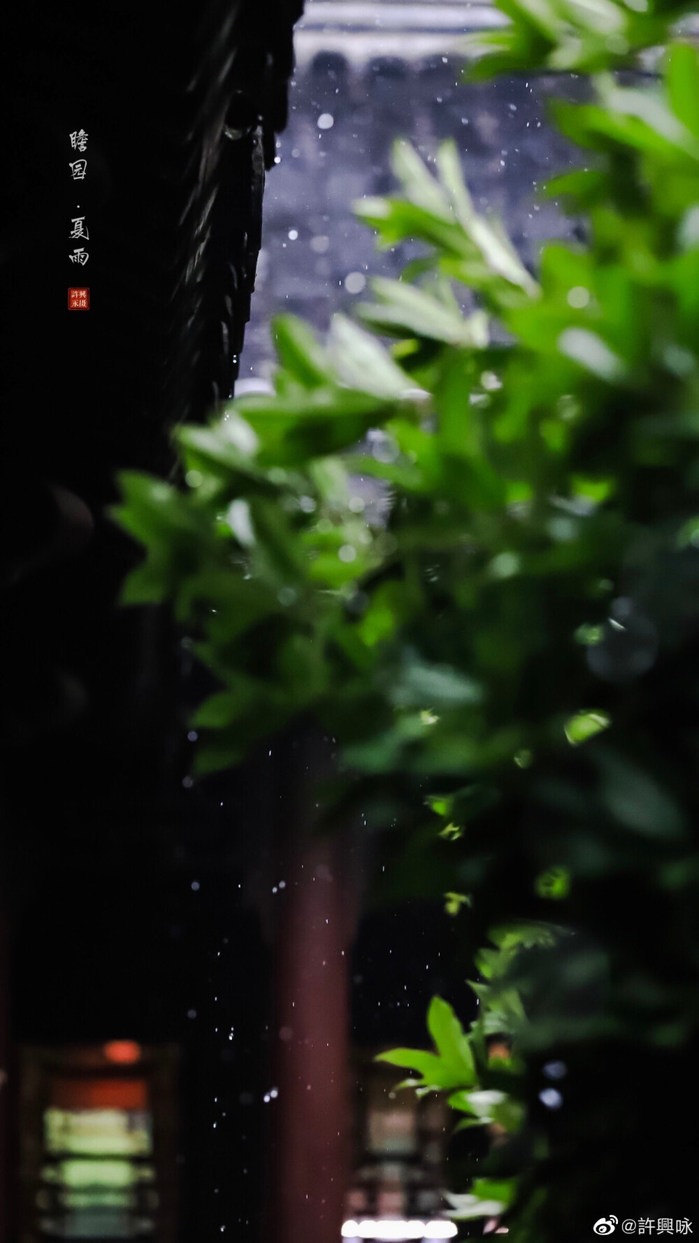 听雨眠,一蓑烟雨枕江南.