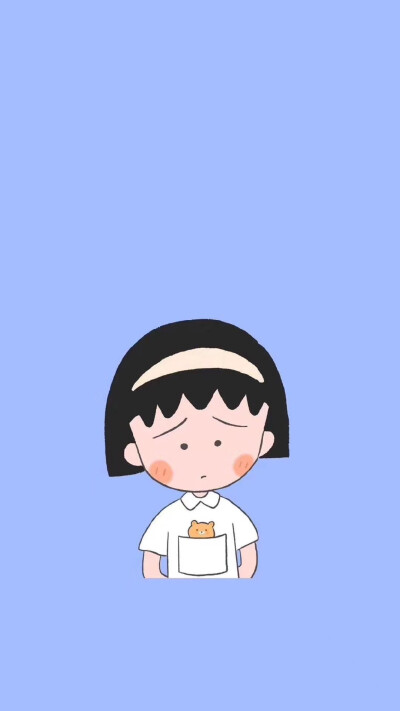 超可爱的樱桃小丸子背景图