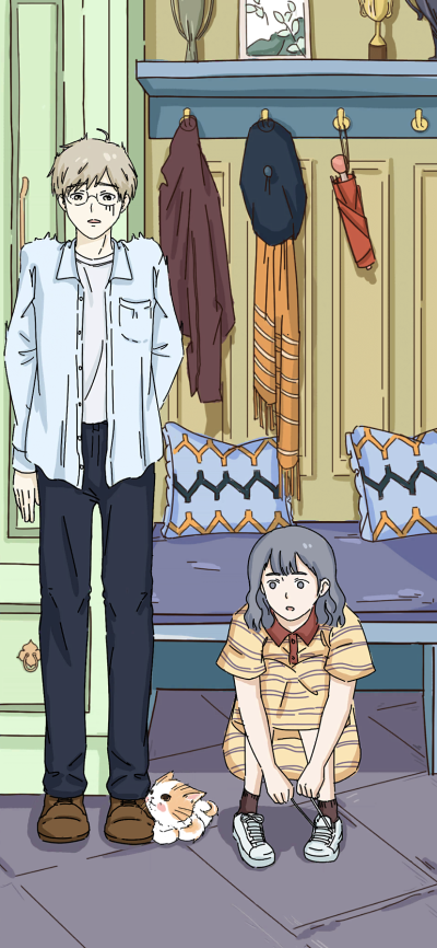 漫画二次元小清新男生