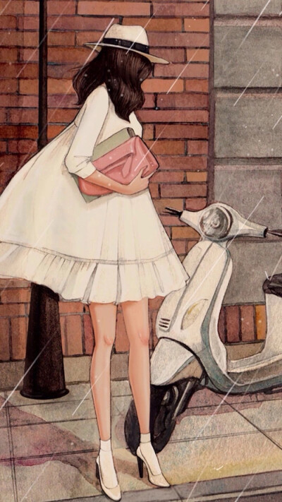 复古壁纸 酷女孩壁纸