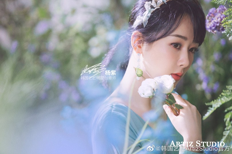 杨紫韩国艺匠代言|婚纱款款,公主嫁到