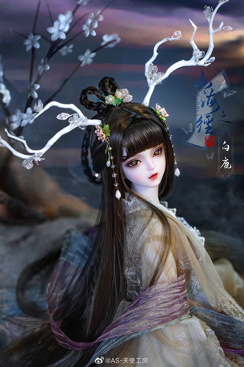 〔白鹿〕古风美人 sd娃娃 bjd 玩具 人偶 壁纸 萌物