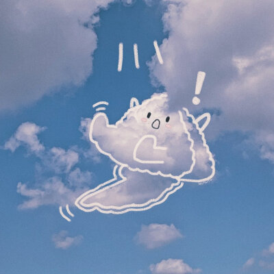 蓝天白云背景图.