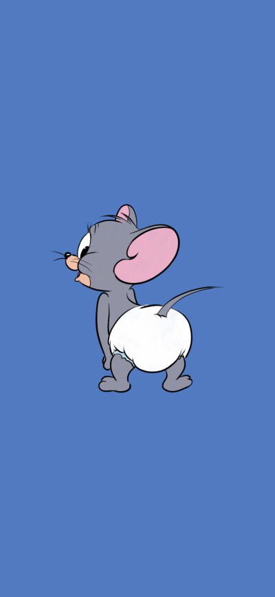 猫和老鼠橘色壁纸